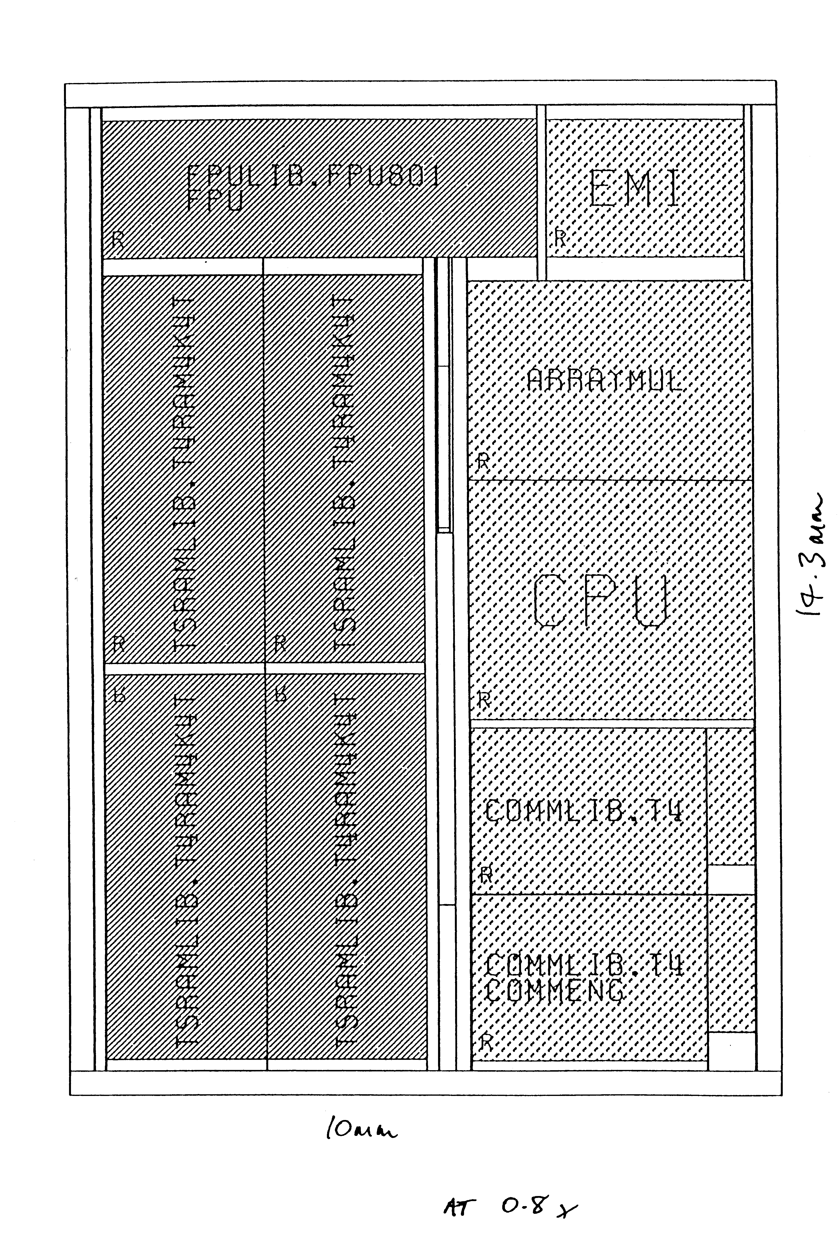 PLOT OF
[DESIGN.T4XX.T810A]T810A AT 10X K 26-OCT-88