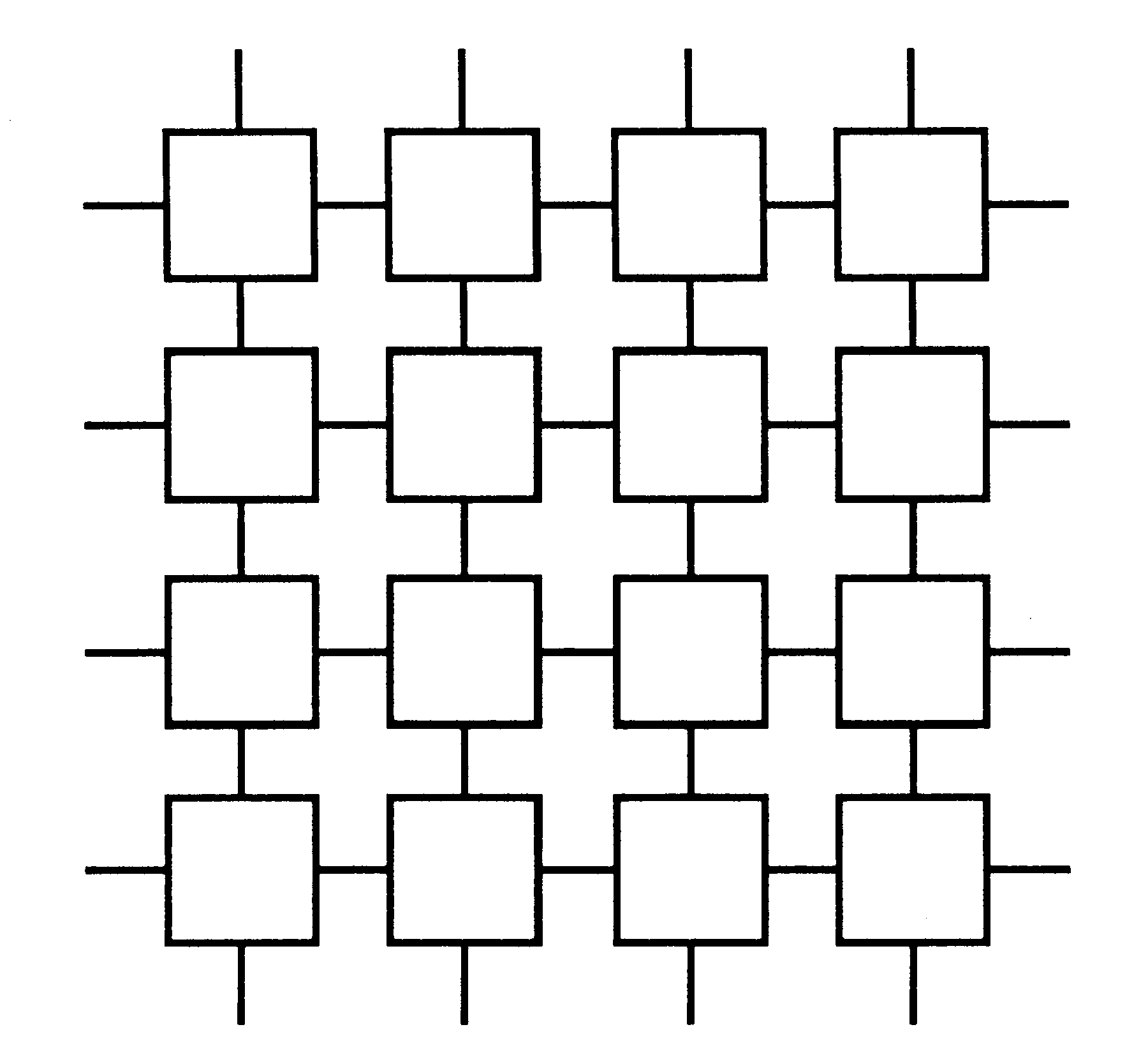 A network of transputers is easily constructed using
point-to-point communication