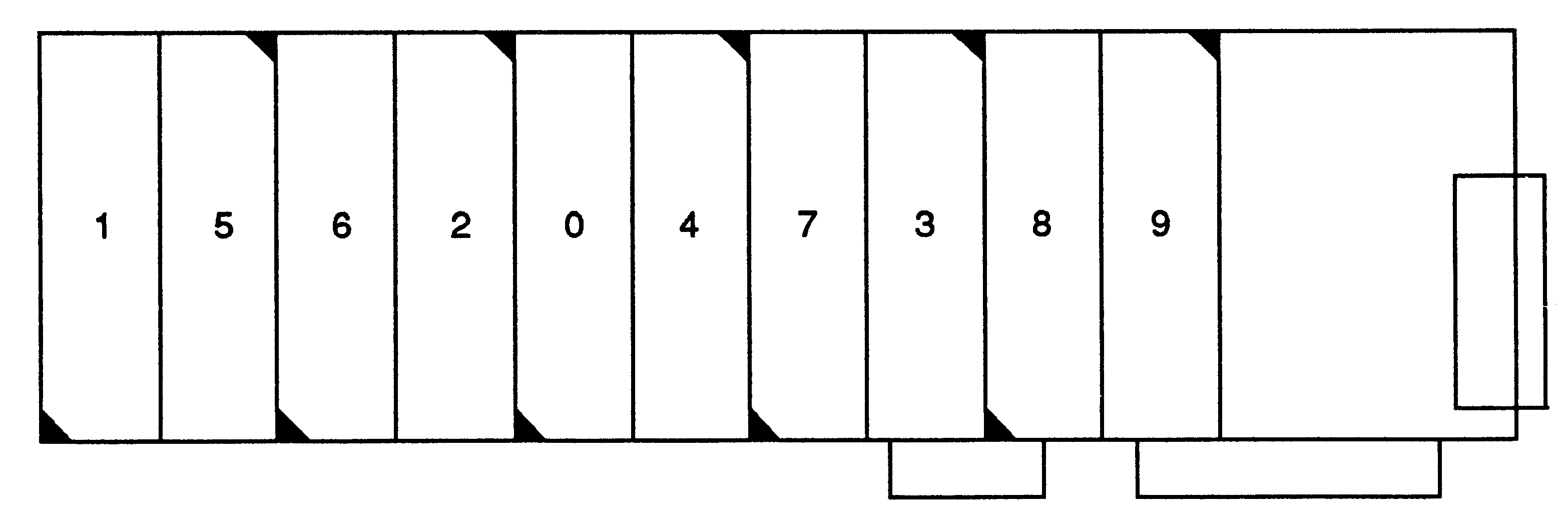 IMS B008 TRAM Slot Location