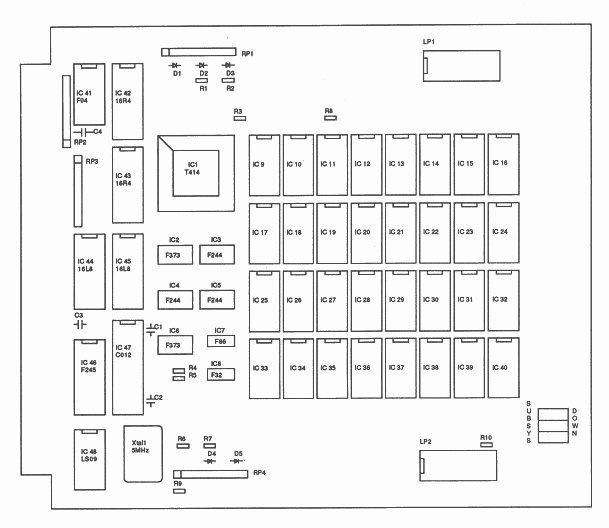 IMS B010 component layout