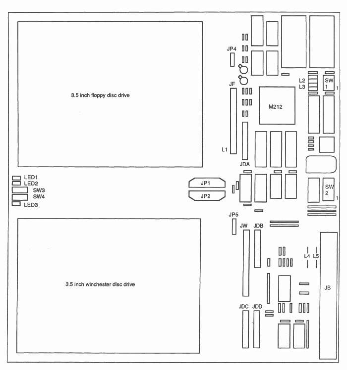 IMS B005 component layout