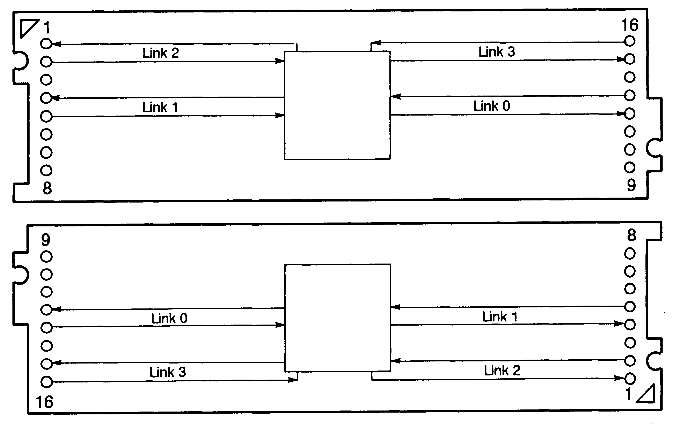 Orientation of adjacent Size1
modules