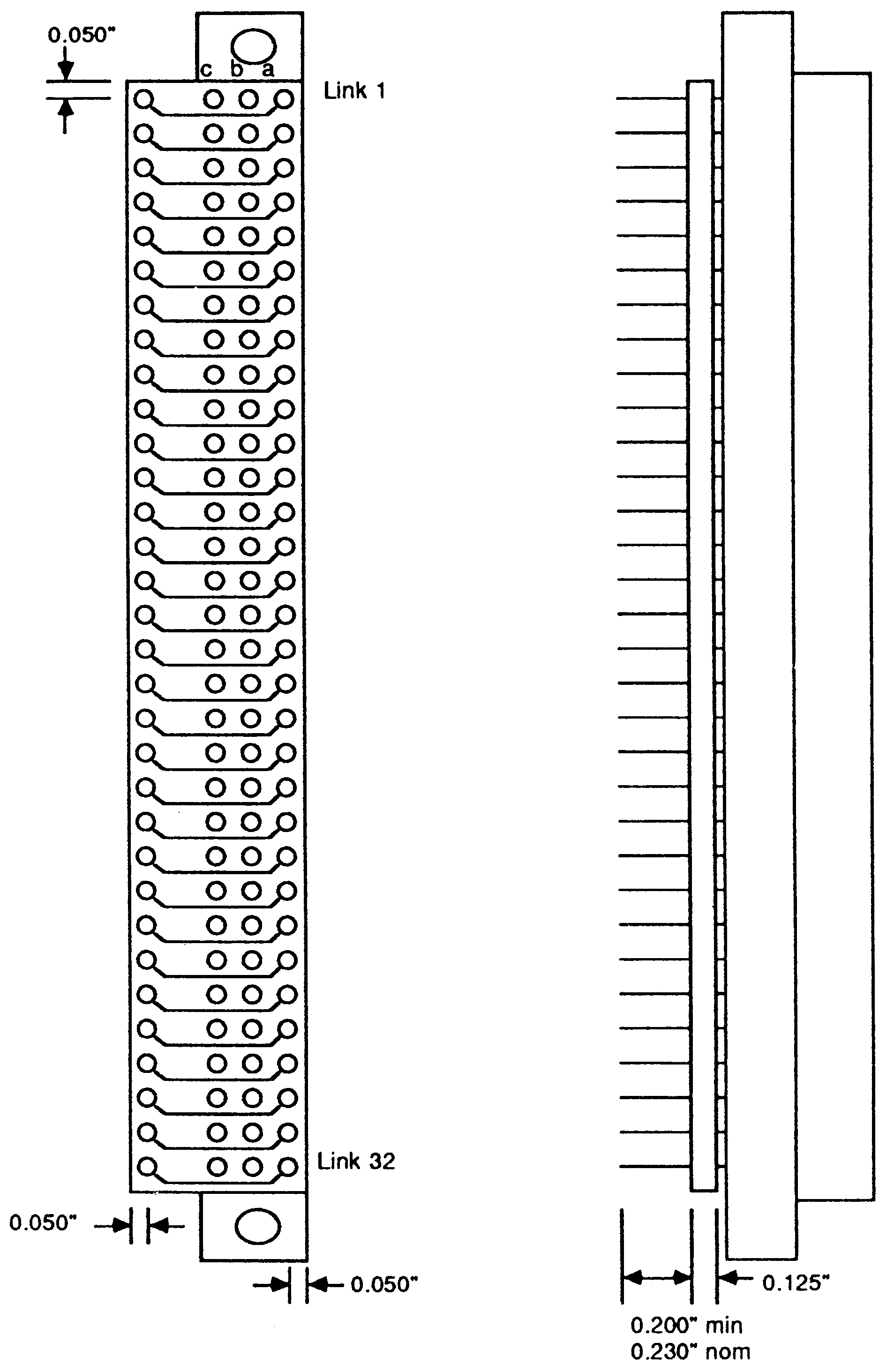 P1 32-link connector